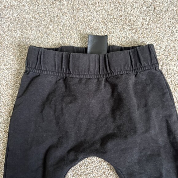 Whistle & Flute Bamboo Jogger Harem Pants Black 12-18 months - Picture 6 of 10
